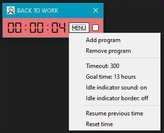 work timer program